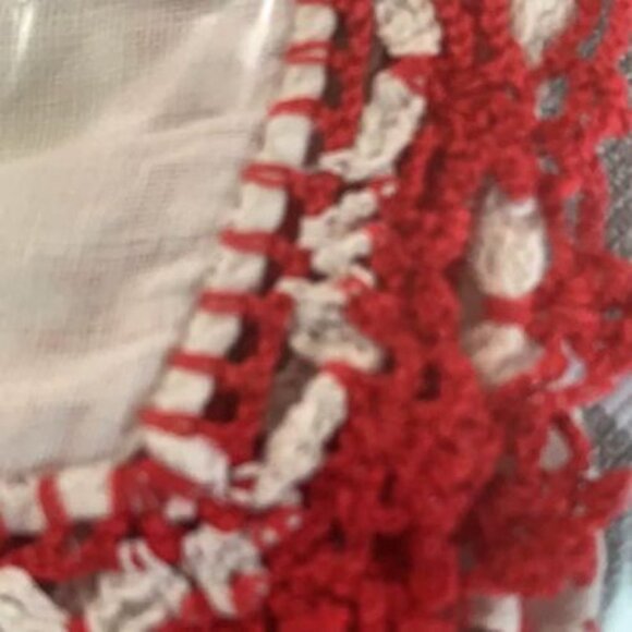 Vintage Valentines Day Handkerchief - Picture 2 of 3